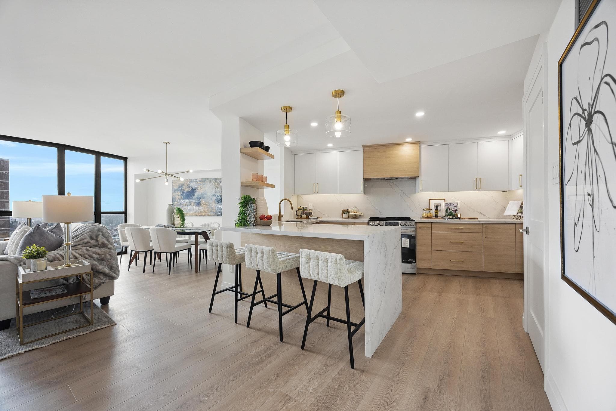 Completed renovation by Present Day Contracting